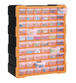 Organisateur multi-tiroirs avec 60 tiroirs 38x16x47,5 cm