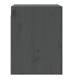 Armoire murale Gris 30x30x40 cm Bois de pin massif