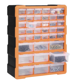 Organisateur multi-tiroirs avec 39 tiroirs 38x16x47 cm