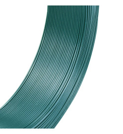 Fil de liaison de clôture 250 m 0,9/1,4 mm Acier Vert noirâtre