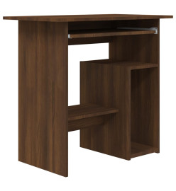 Bureau Chêne marron 80x45x74 cm Bois d'ingénierie