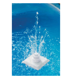 Ensemble de fontaine de piscine 13 pcs Blanc