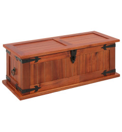 Coffre de rangement 60x25x22 cm Bois d'acacia solide