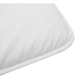 Jeu de couette d'été pour enfant 2pcs Blanc 100x135 cm/40x60 cm