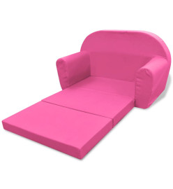 Chaise longue pliable pour enfants Rose