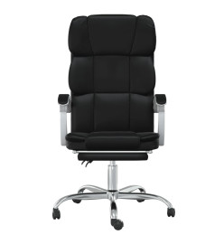 Fauteuil inclinable de bureau Noir Similicuir