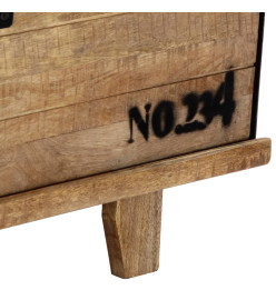 Meuble TV 120x30x40 cm Bois massif de manguier