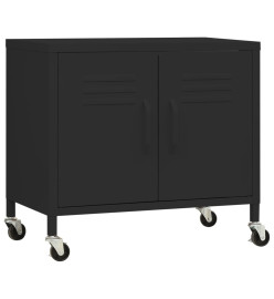 Armoire de rangement Noir 60x35x56 cm Acier