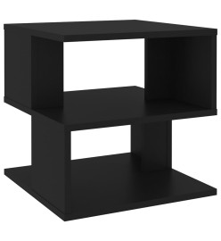 Table d'appoint Noir 40x40x40 cm Aggloméré