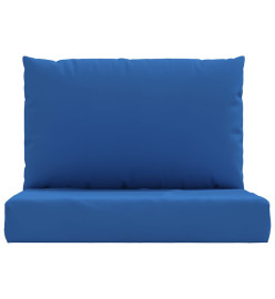 Coussins de palette 2 pcs bleu tissu oxford