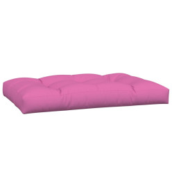 Coussins de palette 2 pcs rose tissu