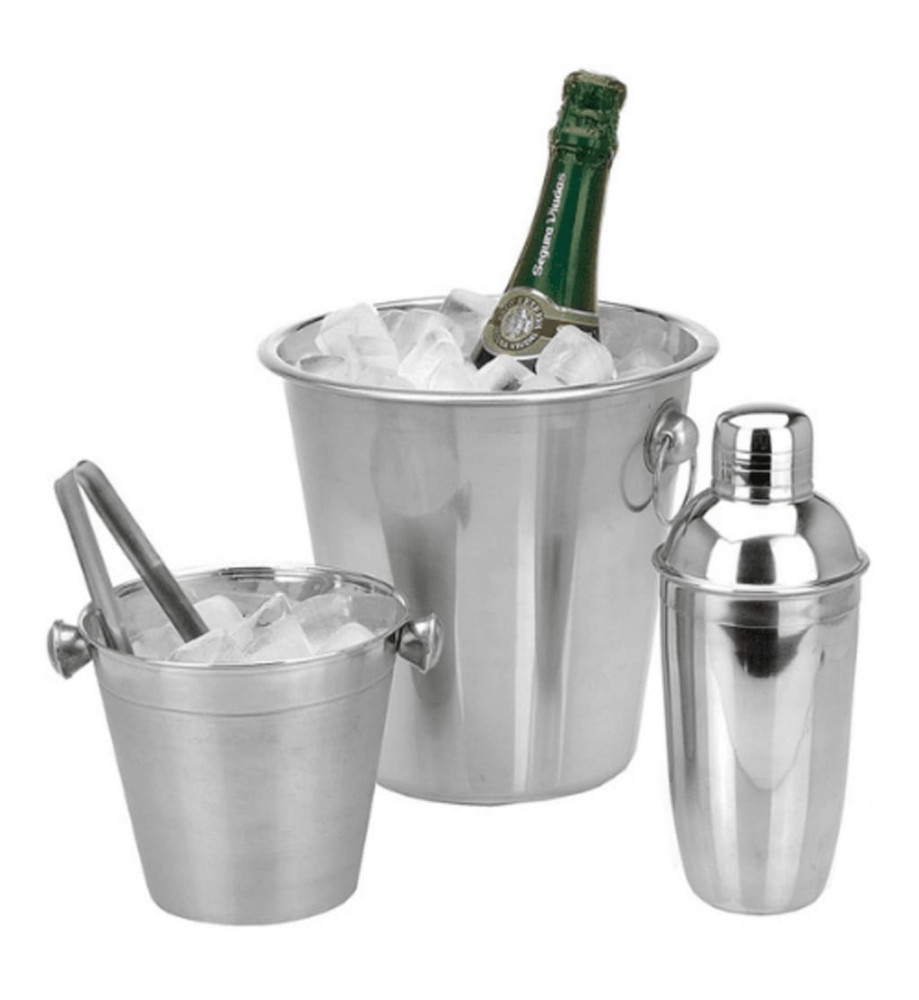 Excellent Houseware Ensemble de bar 4 pcs Acier inoxydable