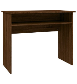 Bureau Chêne marron 90x50x74 cm Bois d'ingénierie