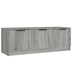 Meuble TV Sonoma gris 102x35x36,5 cm Bois d'ingénierie