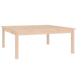 Table basse 100x100x40 cm Bois massif de pin