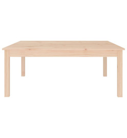 Table basse 100x100x40 cm Bois massif de pin