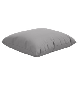 Coussins décoratifs 4 pcs gris 60x60 cm tissu