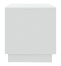 Meuble TV Blanc 102x41x44 cm Aggloméré