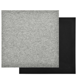 Dalles de tapis de sol 20 pcs 5 m² 50x50 cm Gris clair