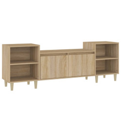 Meuble TV Chêne sonoma 160x35x55 cm Bois d'ingénierie