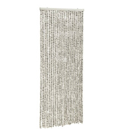 Moustiquaire Gris clair et gris foncé 56x185 cm Chenille