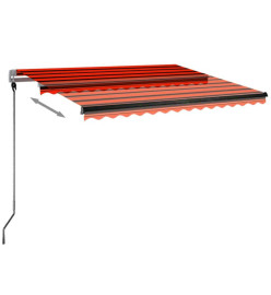 Auvent automatique sur pied 300x250 cm Orange/marron