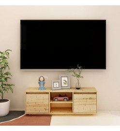 Meuble TV 110x30x40 cm Bois de sapin massif
