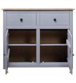 Buffet Gris 93x40x80 cm Pin solide Assortiment Panama