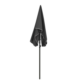 Parasol de jardin avec mât 200x130 cm Anthracite