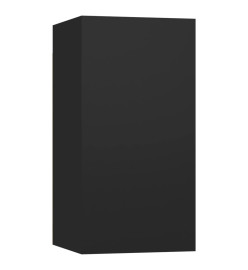 Meubles TV 2 pcs Noir 30,5x30x60 cm Aggloméré