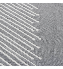 Tapis Gris foncé 160x230 cm Coton