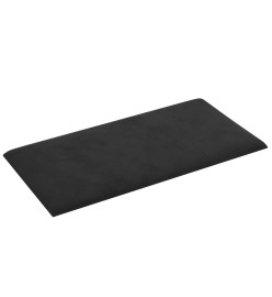 Panneaux muraux 12 pcs Noir 60x30 cm Velours 2,16 m²