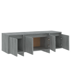 Meuble TV Sonoma gris 120x30x40,5 cm Aggloméré