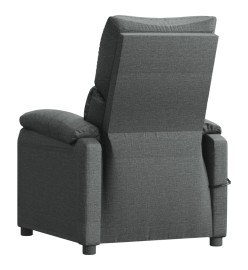 Fauteuil électrique de massage Gris foncé Tissu