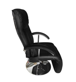 Fauteuil de massage Noir Similicuir