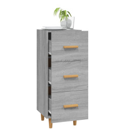 Buffet Sonoma gris 34,5x34x90 cm Bois d'ingénierie