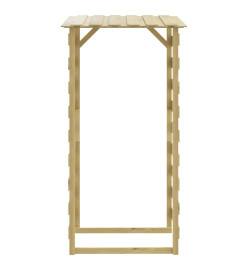 Pergolas avec toits 4 pcs 100x90x200 cm Bois de pin imprégné