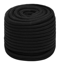 Corde de travail Noir 16 mm 100 m Polyester