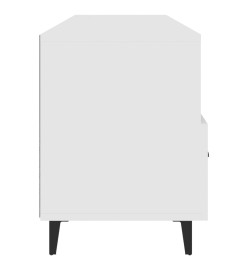 Meuble TV Blanc 102x35x50 cm Bois d'ingénierie