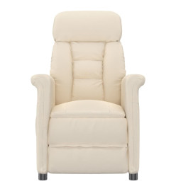 Fauteuil de massage Beige Tissu microfibre