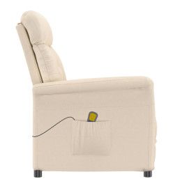 Fauteuil de massage Beige Tissu microfibre