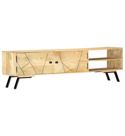 Meuble TV 140x30x40 cm Bois de manguier massif