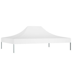 Toit de tente de réception 4x3 m Blanc 270 g/m²