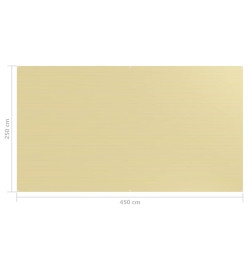 Tapis de tente 250x450 cm Beige