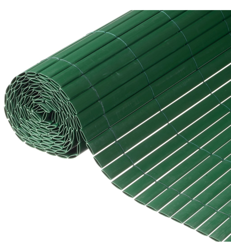 Nature Écran de jardin à double face PVC 1x3 m Vert