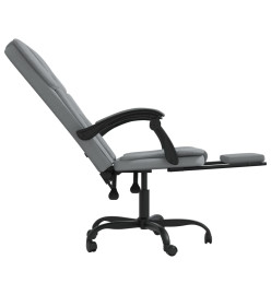 Fauteuil inclinable de bureau Gris clair Tissu