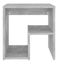 Tables de chevet 2 pcs Gris béton 40x30x40 cm Aggloméré