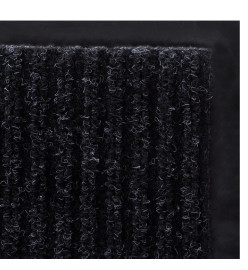 Paillasson Noir 117x220 cm PVC