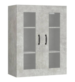 Armoire murale suspendue Gris béton 69,5x34x90 cm