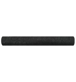 Filet brise-vue Noir 1,2x10 m PEHD 75 g/m²